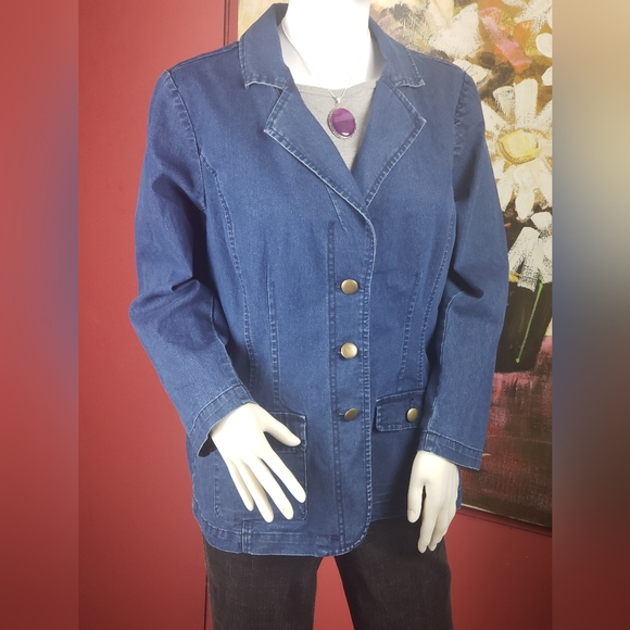 Joan Rivers Jackets & Coats Joan Rivers Denim Jacket Poshmark